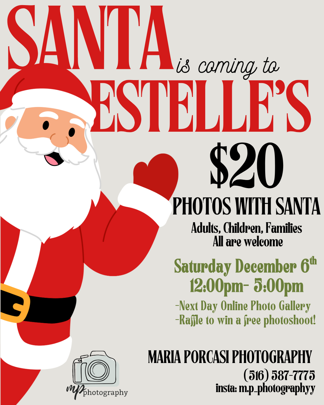Photos with Santa
