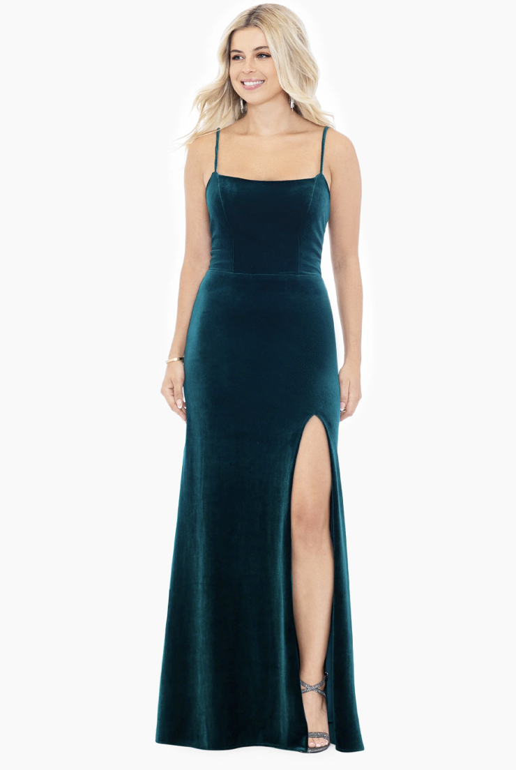 maxi dress evening wear Iris Long Sleeve Satin Maxi Dress / Dark Chocolate | MESHKI
