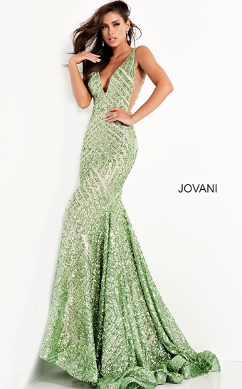 Jovani 59762A #4 Pale Green thumbnail