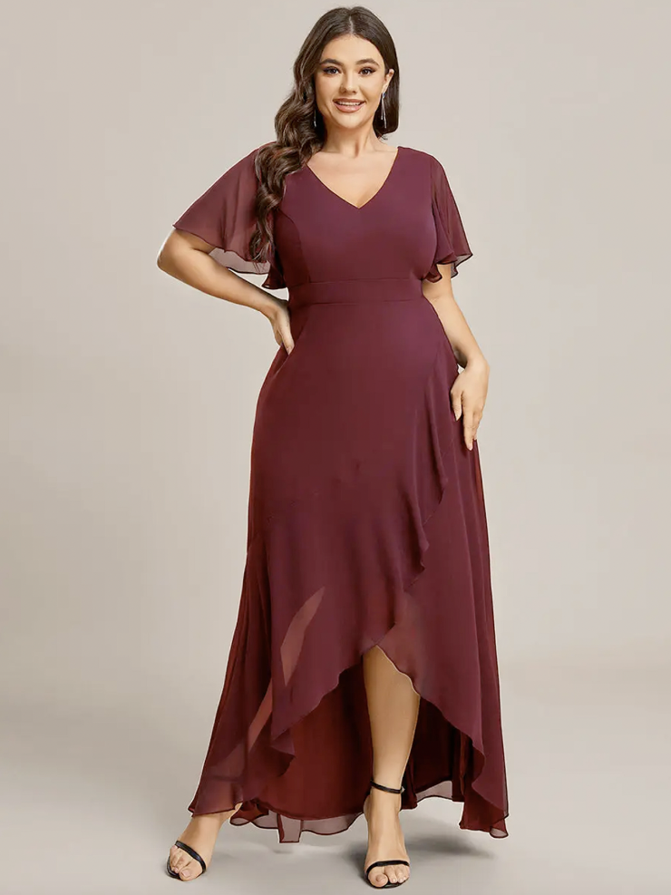 Burgundy dressy dresses shop