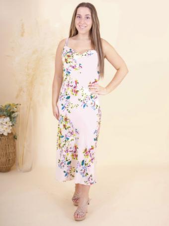 Bebe Satin Print Slip Dress 702068PR #1 thumbnail