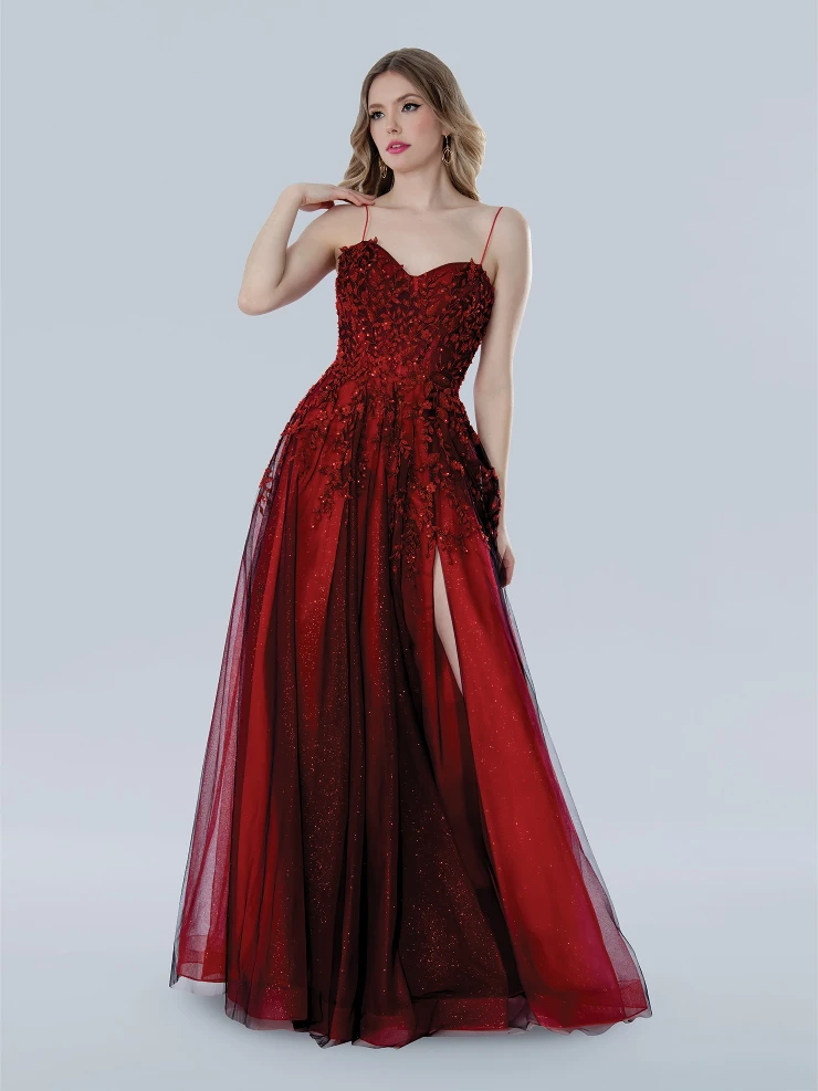open lace back dress Estelle Velvet Backless Mermaid Formal Dress main image 1
