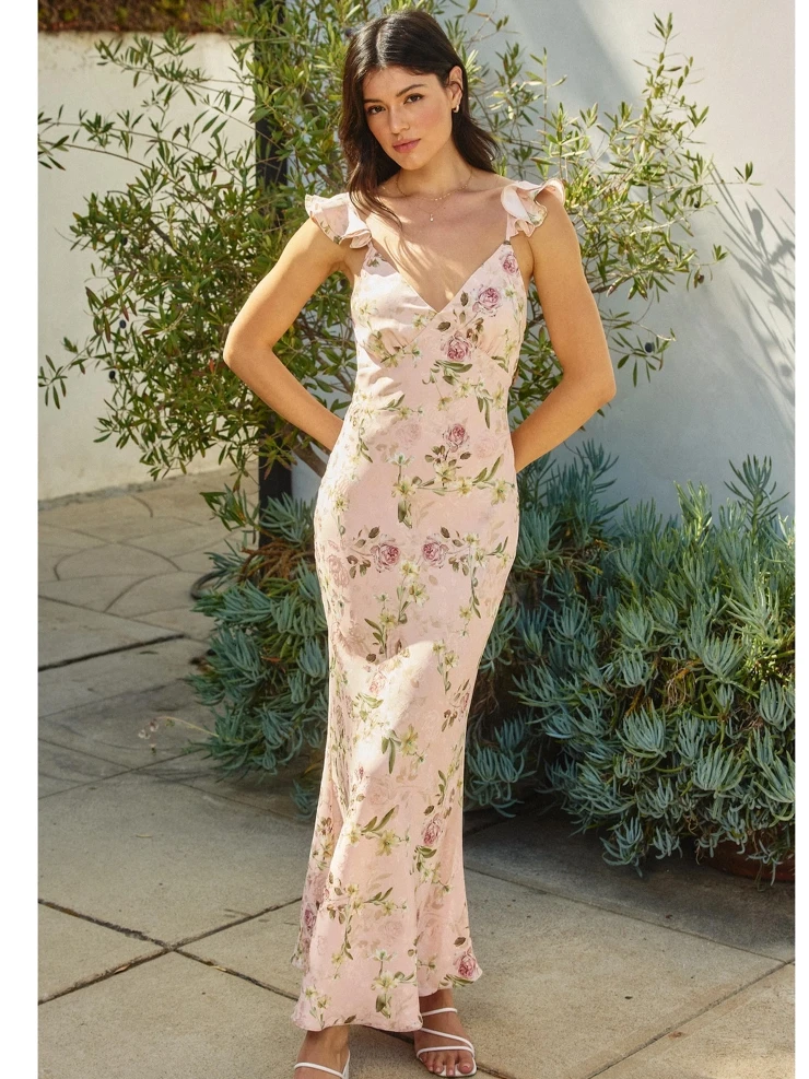 dress forum midi dress Dress FORUM - Sunset Red Midi Dress