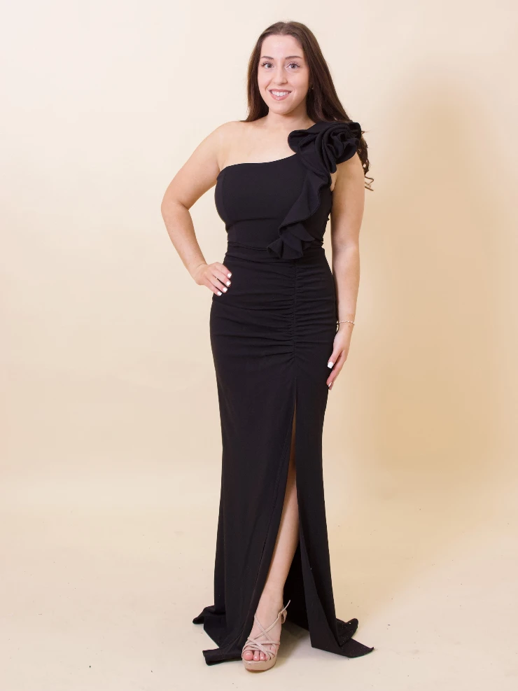 black dresses winter BlackLace/Nude Zig-Zag Bodycon Dress