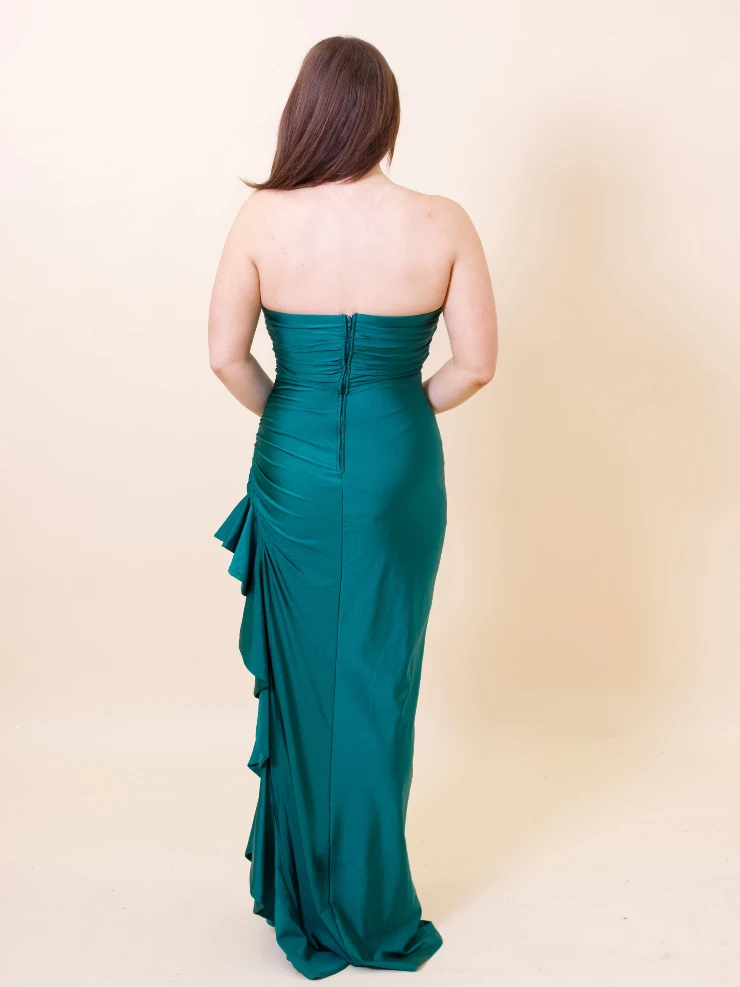 slim fit dress slacks Hunter Green Smocked Waist Midi Dress – Sail to Sable