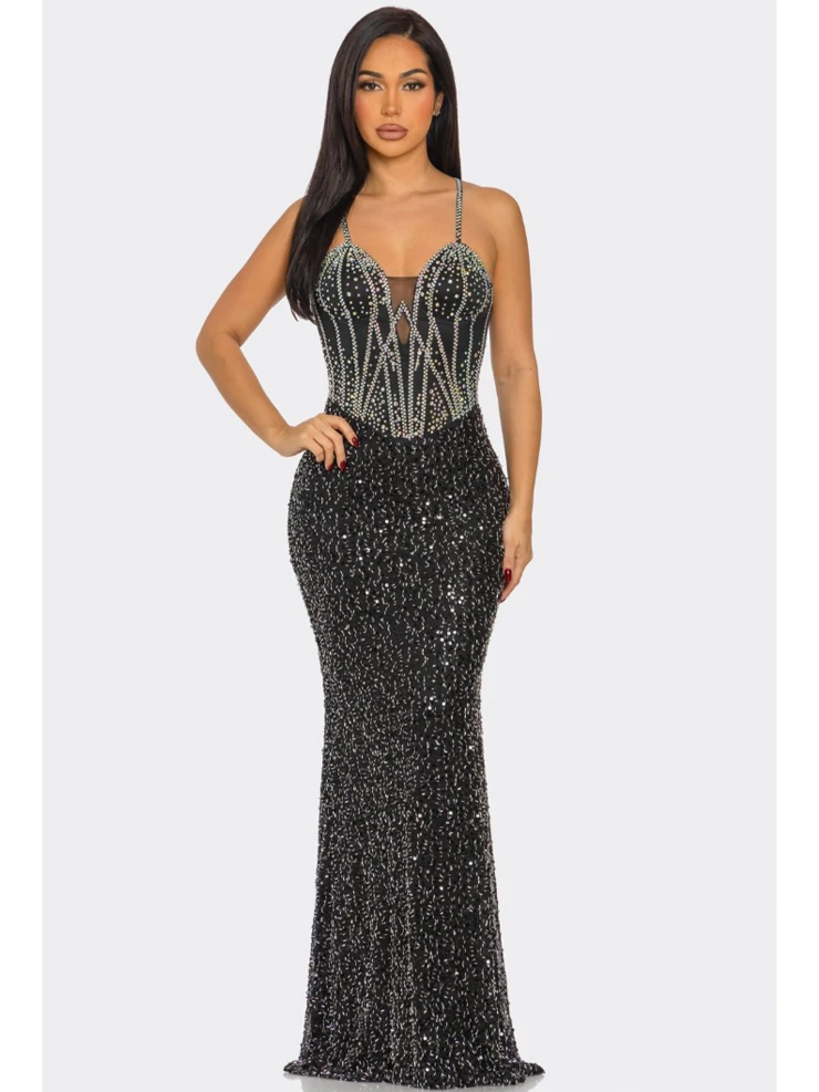 banjul sequin dress Banjul