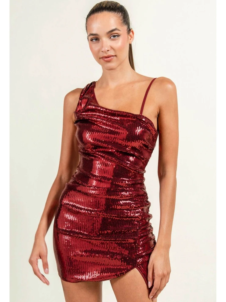 privy sequin dress Privy Medium Gold Sequin Dress