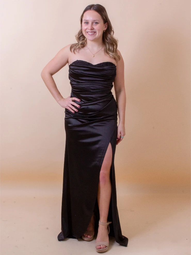 emerald sundae black dress - BGE4310 Size:2S-2M-2L flair skirt dress Stunning from every angle Buy Washed Blue Jersey