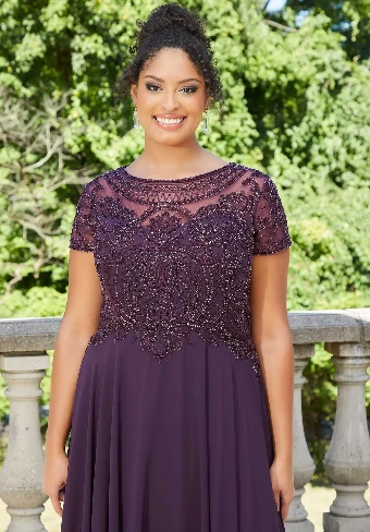 MLNY 71824 #4 Navy Emerald Champagne Eggplant Slate Lilac thumbnail