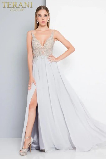 Terani 1811P5207X #0 Silver/Nude thumbnail